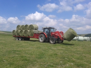 James Swindells' Marshall Bale Trailer